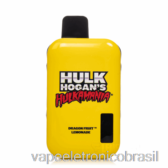 Vape Eletrônico Hulk Hogan Hulkamania 8000 Limonada Descartável De Fruta Do Dragão